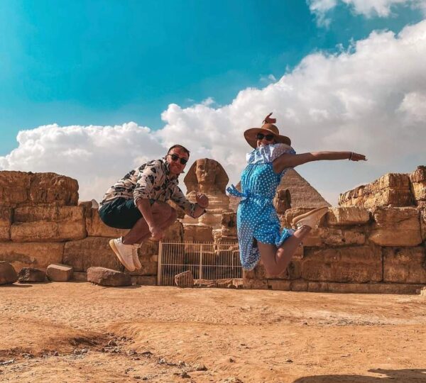 The Pyramids in the Giza Plateau